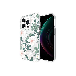 CASE MATE Coque pour Apple iPhone 15 Pro MagSafe Willow Imprimé Floral Vert pas cher