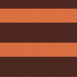 vidaXL Écran de balcon Orange et marron 75x500 cm Tissu Oxford