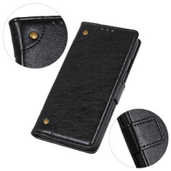 Acheter Wewoo étuis en cuir Coque Housse Étui à rabat horizontal avec boucle de cuivre pour Galaxy S10 5G, support et emplacements pour cartes porte-monnaie (Noir)