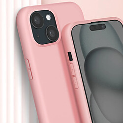 Avizar Coque Cordon pour iPhone 15 Lanière Tour du Cou 80cm série Corda Rose pas cher