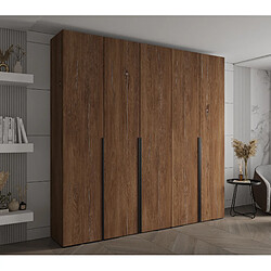 Abiks Meble Armoire Inova 1 À Portes Battantes 236,7/250/47 5 Portes (marron/nero)