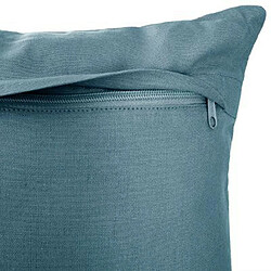 Coussin Déco Déhoussable Otto 38x38cm Bleu Canard