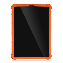 Coque en silicone Souple avec béquille orange pour votre Apple iPad Pro 11 pouces (2020)/(2018)/Air (2020)