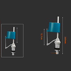 Avis 1/2 ""entrée de toilette réservoir de remplissage de la vanne de remplissage réglable débit d'eau entrée traditionnelle