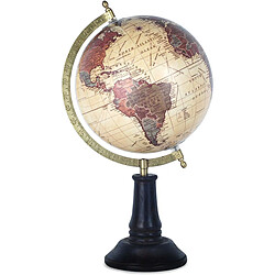 Origen Globe terrestre vintage en métal Malraux.