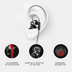 Acheter Wewoo Écouteur intra-auriculaire QKZ DM10 Écouteurs intra-auriculaires pour la musique sportivede haute qualitéversion microphone