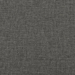 Vidaxl Cadre de lit avec tête de lit gris foncé 120x190 cm tissu pas cher