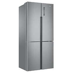 HAIER HTF-452DM7 - Réfrigérateur multi-portes - No Frost - 468L (314+ 154) - L83.3 x H190 cm - Inox