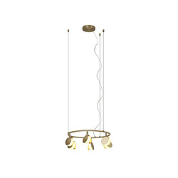 Luminaire Center Suspension LED Shell Or