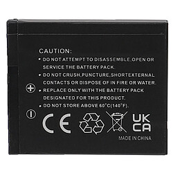 Vhbw EXTENSILO Batterie compatible avec Canon IXUS 275 HS, 265, 245 HS, 320 HS appareil photo, reflex numérique (600mAh, 3,7V, Li-ion)