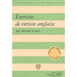 Exercices de version anglaise - Occasion