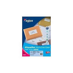 Avis Agipa Boîte de 2100 étiquettes adresse laser blanches 70x42mm