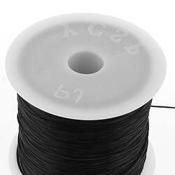 Acheter 1 rouleau de fil élastique cordon élastique 50 mètres pour bijoux DIY Black