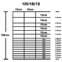 Acheter vidaXL Clôture de jardin Acier galvanisé 50x1,25 m Argenté