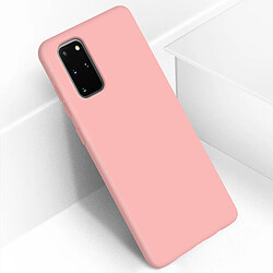 Avizar Coque Galaxy S20 Plus Semi-rigide Soft Touch Compatible QI rose