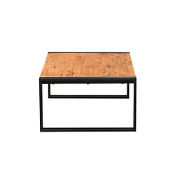 Meubletmoi Table basse 110x70cm style industriel - WORKSHOP