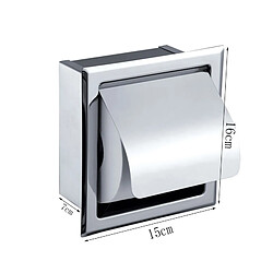 Universal Porte-papier toilette en acier inoxydable, chrome poli, papier toilette caché, livraison gratuite.