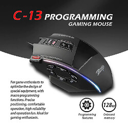 Universal Souris ergonomiques de souris de jeu souris programmables