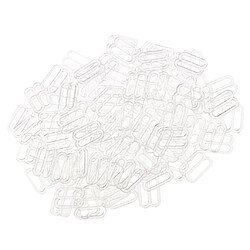 100pcs ajustement de soutien-gorge de nylon sliders fig 8 pour remplacement de soutien-gorge 12mm clair pas cher