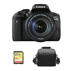 CANON EOS 750D KIT EF-S 18-135mm F3.5-5.6 IS STM + 32GB SD card + camera Bag