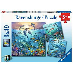 Ravensburger 3 X 49pcs Le monde animal de l'océan