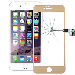 Wewoo Verre trempé or pour iPhone 6s 0.26mm 9 H + Surface Dureté 2.5D Courbée Plein Écran Couverture Anti-Explosion Film