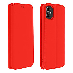 Avizar Housse iPhone 11 Étui Folio Portefeuille Fonction Support rouge