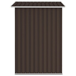 Acheter vidaXL Abri de jardin Marron 205x129x183 cm Acier galvanisé