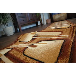 Avis RUGSX TAPIS DE COULOIR BCF FRAMBOISE marron 100 cm 100x460 cm