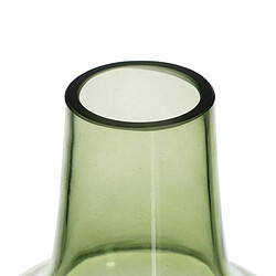 BigBuy Home Vase Vert Verre 13 x 13 x 19 cm