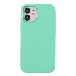 Coque en silicone unie vert parfumé pour votre Apple iPhone 12 mini 5.4 pouces