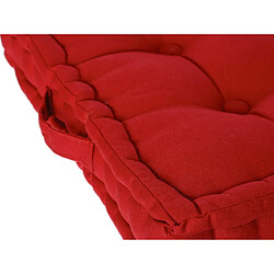 Atmosphera, Createur D'Interieur Coussin de sol 40x40 cm - rouge - Atmosphera