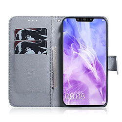 Wewoo Housse Coque Abricot Fleur Motif Coloré Dessin Horizontal Flip Étui en cuir pour Huawei Nova 3avec support et fentes cartes et portefeuille pas cher