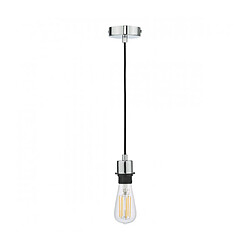 Luminaire Center Suspension design Basic Chrome poli 1 ampoule 8,5cm