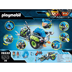 Playmobil® Playmobil Moto des neiges des Rebelles arctiques de 73 pièces Top Agents Multicolore