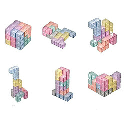 Acheter Universal Montessori Magnetic Puzzle Puzzle Enfants Soma Cube Bricolage Bloc de construction Jouets éducatifs