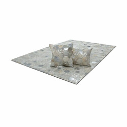 Acheter Paris Prix Tapis Tissé Effet Métallique Spark Gris & Argent 80 x 150 cm