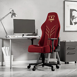 Chaise Gaming - Chaise de jeu - Chaise de bureau d'ordinateur Rattantree avec accoudoir 3D - Chaise de bureau à domicile ergonomique avec support à dossier haut - Chaise de jeu pour enfants adultes - Rouge