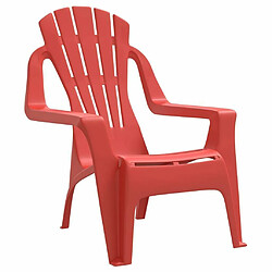 Avis Maison Chic Lot de 2 Chaises de jardin,Fauteuil d'extérieur pour enfants rouge 37x34x44 cm PP -MN82850