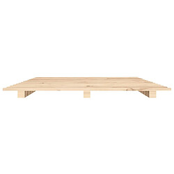 Acheter vidaXL Cadre de lit sans matelas 90x190 cm bois de pin massif