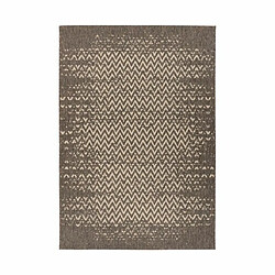 Paris Prix Tapis Tissé à Poils Plats Splash Marron 120 x 170 cm