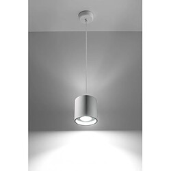 Avis Luminaire Center Suspension ORBIS aluminium blanc 1 ampoule