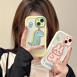 GUPBOO Étui pour iPhone11ProMax Graffiti dinosaure oeuf personnalité téléphone portable étui dessin animé doux