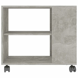 Acheter Maison Chic Table d'appoint | Table Basse Gris béton 70x35x55 cm Bois d'ingénierie -GKD88023