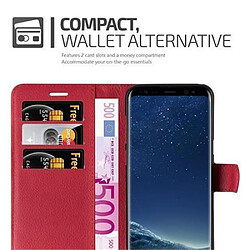 Acheter Cadorabo Coque Samsung Galaxy S8 Etui en Rouge