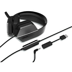 Philips 4000 series TAG4106BK/00 écouteur/casque Avec fil Arceau Jouer Noir