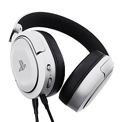 Trust Casque Gaming pour PlayStation 5 Filaire Forta avec Microphone Amovible Blanc / Noir