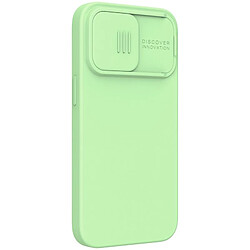 Avis Alive Records Nillkin CamShield Silky Magnetic - Coque pour Apple iPhone 13 Pro (Vert Menthe)