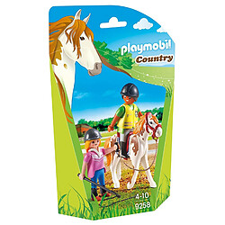 Playmobil® PLAYMOBIL 9258 Country - Monitrice d'équitation avec deux personnages