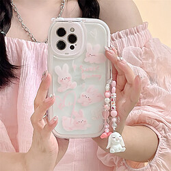 Avis GUPBOO Étui pour iPhoneXR Coque de téléphone fille lapin rose mignon miroir anti-chute